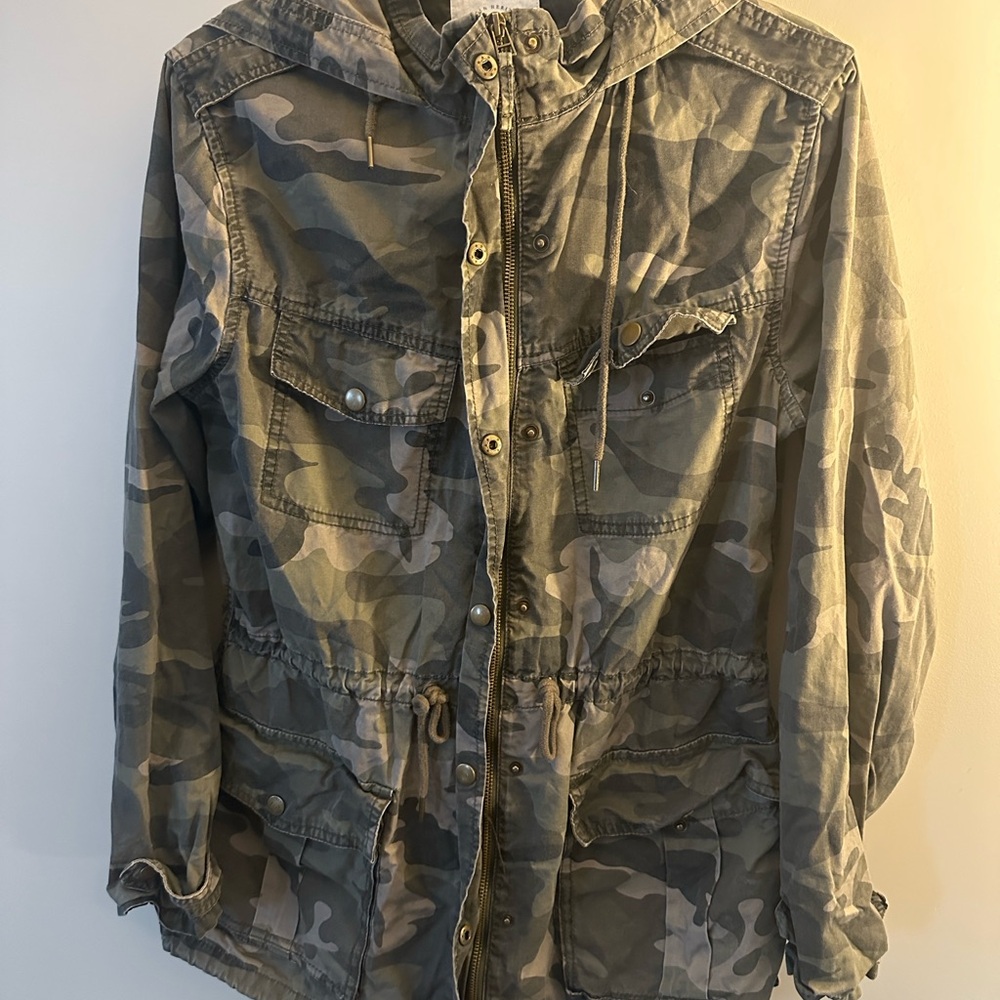 Urban Heritage Military Field Jacket Green Gray